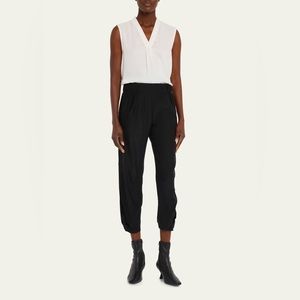 Zero + Maria Cornejo Akeo Cropped Silk Pants Size 4